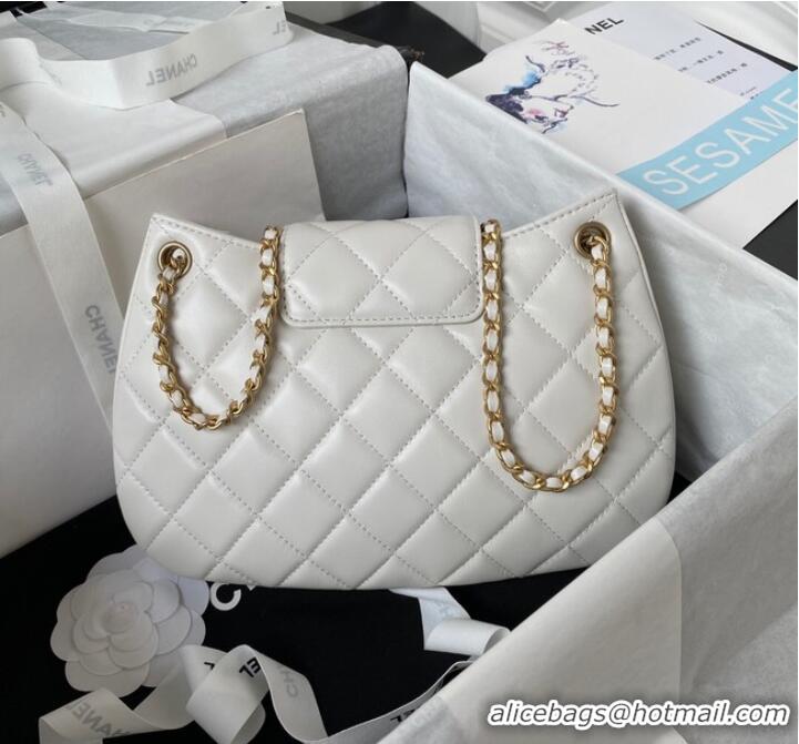 Buy Cheapest Chanel MESSENGER BAG AS4610 White