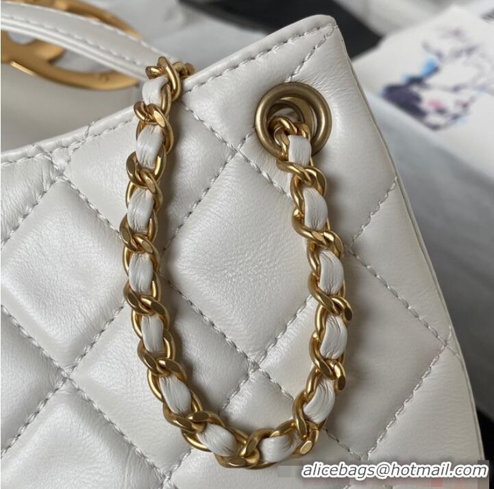 Buy Cheapest Chanel MESSENGER BAG AS4610 White