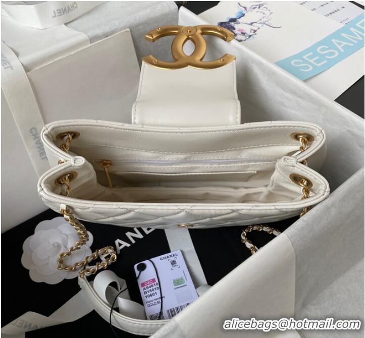 Buy Cheapest Chanel MESSENGER BAG AS4610 White