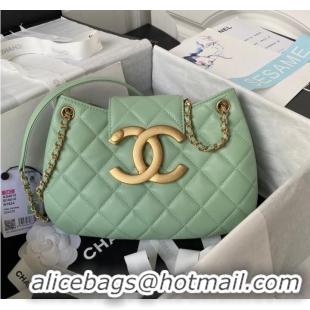 Most Popular Chanel MESSENGER BAG AS4610 Green