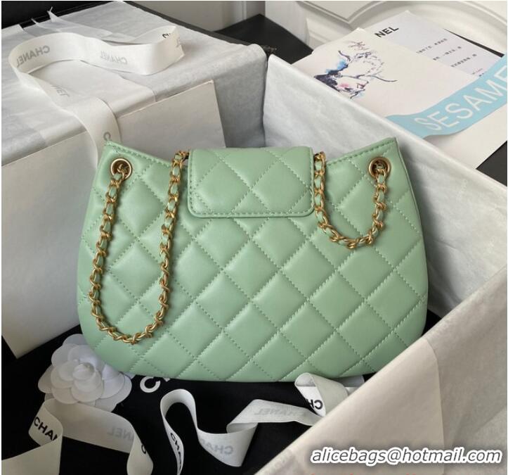 Most Popular Chanel MESSENGER BAG AS4610 Green