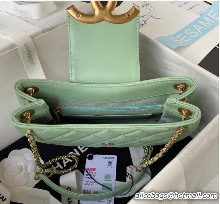 Most Popular Chanel MESSENGER BAG AS4610 Green