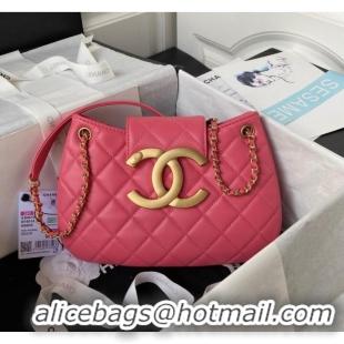 Best Grade Chanel MESSENGER BAG AS4610 Fuchsia