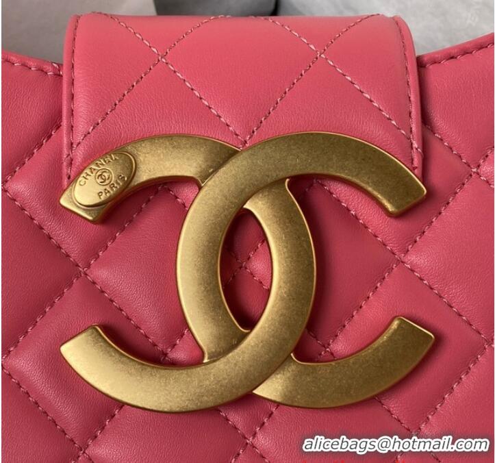 Best Grade Chanel MESSENGER BAG AS4610 Fuchsia