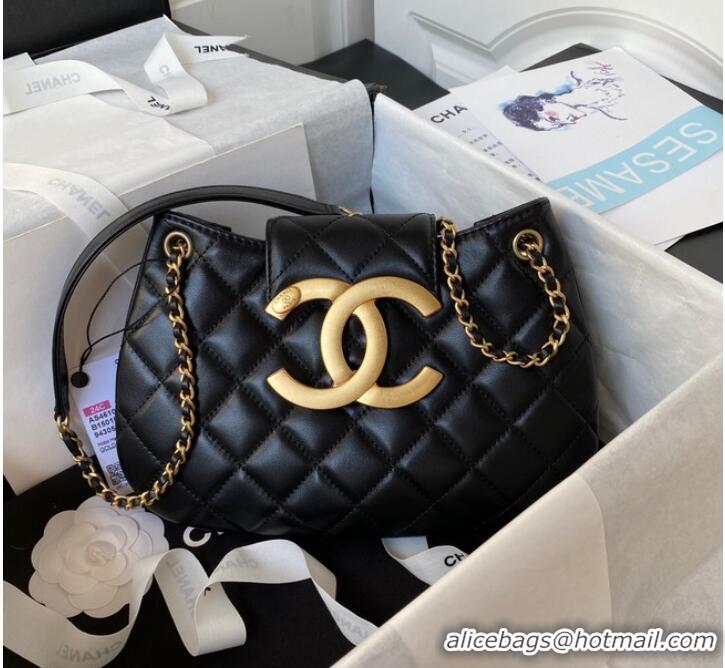 Super Quality Chanel MESSENGER BAG AS4610 Black