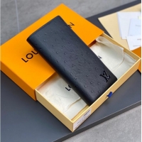 Good Quality Louis Vuitton BRAZZA WALLET N82509 Black