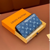 Hot Sell Cheap Louis Vuitton Zippy Vertical Wallet M82799 Blue