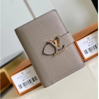 Unique Discount Louis Vuitton Vertical Compact Wallet M82461 Gray