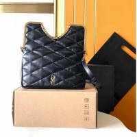 Grade Quality SAINT LAURENT LEATHER BAG Y668720 BLACK