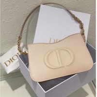 Cheap Design Dior CD SIGNATURE MINI BAG Beige Calfskin with Embossed CD Signature C02229A