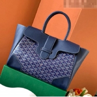 Best Quality Goyard Saigon Tote Bag GY11011 Navy Blue