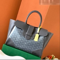 Super Quality Goyard Saigon Tote Bag GY11011 Dark Grey