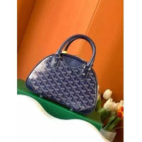 Luxury Cheap Goyard Vintage Bowling Bag Small GY8822 Navy Blue