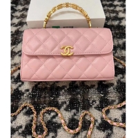 Reasonable Price CHANEL 22B Kelly Top Handle Bag AP2946Y Pink