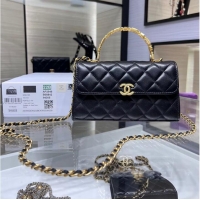 Promotional CHANEL 22B Kelly Top Handle Bag AP2946Y Black