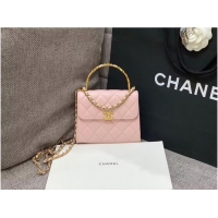 Buy Cheapest CHANEL 22B Kelly Top Handle Bag AP2945Y Pink