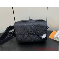 Super Quality Louis Vuitton Monogram Empreinte Steamer Messenger M23742 Black