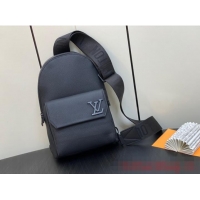 Hot Sell Cheap Louis Vuitton Pilot Slingbag M23765 black