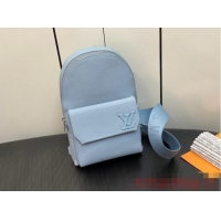 Trendy Design Louis Vuitton Pilot Slingbag M23765 light blue