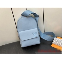 Trendy Design Louis Vuitton Pilot Slingbag M23765 light blue