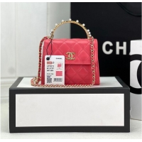 Well Crafted CHANEL 22B Kelly Pearl Top Handle Bag AP3513 Rose