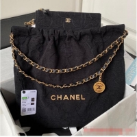 Good Looking CHANEL 22 HANDBAG AS3261 Black