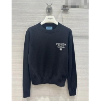 Luxury Discount Prada Wool Sweater P102426 Black 2023