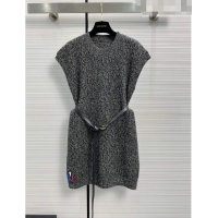 Good Product Louis Vuitton Cashmere Dress LV102617 Grey 2023