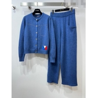 ​Good Looking Louis Vuitton Alpaca Cardigan and Pants P102644 Blue 2023