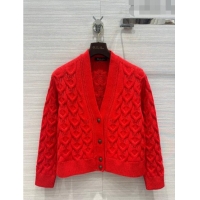 Top Design LP Cashmere Cardigan LP102652 Red 2023