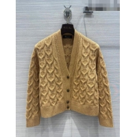 New Design Promotional LP Cashmere Cardigan LP102653 Brown 2023