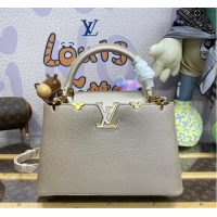 Top Grade Louis Vuitton Capucines MM N93419 Gray