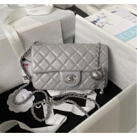 Big Discount Chanel SMALL FLAP BAG AS1787 Gray