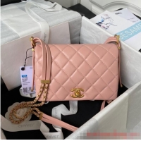 Famous Brand Chanel SMALL FLAP BAG AS4353 PINK