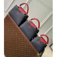 Promotional Louis Vuitton Capucines BB Original Ostrich Leather M21888 Black&Red