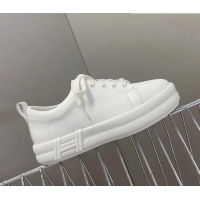 Good Product Hermes Happy Low-top Sneakers in Calfskin White 901126