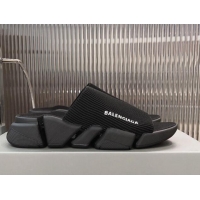 Luxury Balenciaga Speed 2.0 Knit Slide Sandal Black 902080