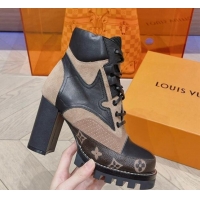 Lower Price Louis Vuitton Star Trail Ankle L;ace-up Boot 9cm Beige 912036