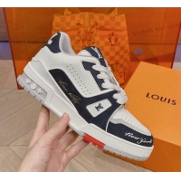 Affordable Price Louis Vuitton LV Trainer Sneakers in Leather White/Black 926115