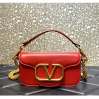 Low Cost VALENTINO GARAVANI MINI LOCO Calf leather Shoulder Bag 1W2B0K Red