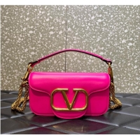 Promotional VALENTINO GARAVANI MINI LOCO Calf leather Shoulder Bag 1W2B0K Rose