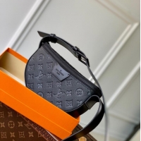 Pretty Style Louis vuitton Monogram Empreinte Moon Crossbody M23835 Black