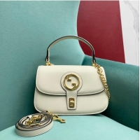 Promotional GUCCI BLONDIE SMALL TOP HANDLE BAG 735101 White