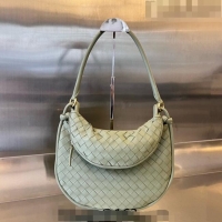 Promotional Bottega Veneta Medium Gemelli Shoulder Bag in Intrecciato Leather 764281 Travertine Green 2023