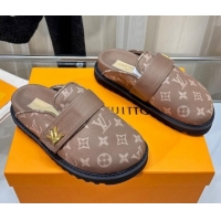 Purchase Louis Vuitton LV Cosy Flat Comfort Clog Mules in Monogram Wool Beige 106070