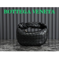 Good Taste Bottega Veneta Mini Jodie Hobo Bag in Intrecciato Lambskin 651876 Black/Gold 2023