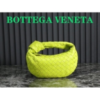 Most Popular Bottega Veneta Mini Jodie Hobo Bag in Intrecciato Lambskin 651876 Yellow 2023