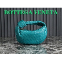 Top Quality Bottega Veneta Mini Jodie Hobo Bag in Intrecciato Lambskin 651876 Blue 2023