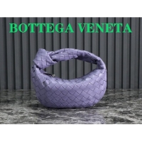 Promotional Bottega Veneta Mini Jodie Hobo Bag in Intrecciato Lambskin 651876 Purple 2023