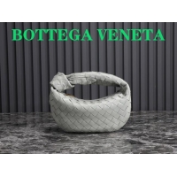 Popular Style Bottega Veneta Mini Jodie Hobo Bag in Intrecciato Lambskin 651876 Light Grey 2023